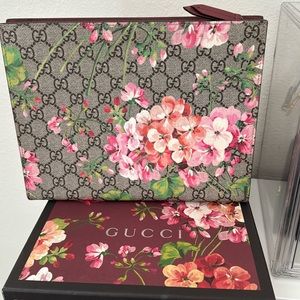 SOLD Gucci Blooms Toiletry Cosmetic Bag